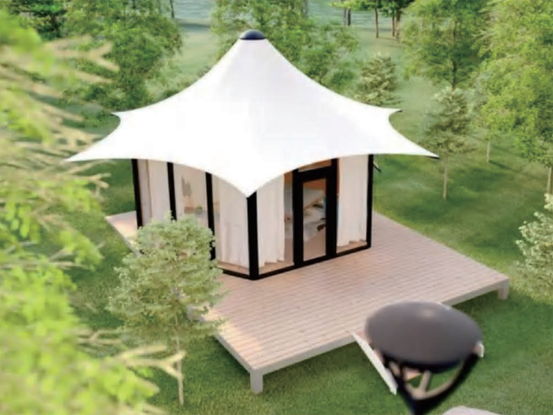 Wild Luxury Series opblaasbare tent met zeshoekige structuur