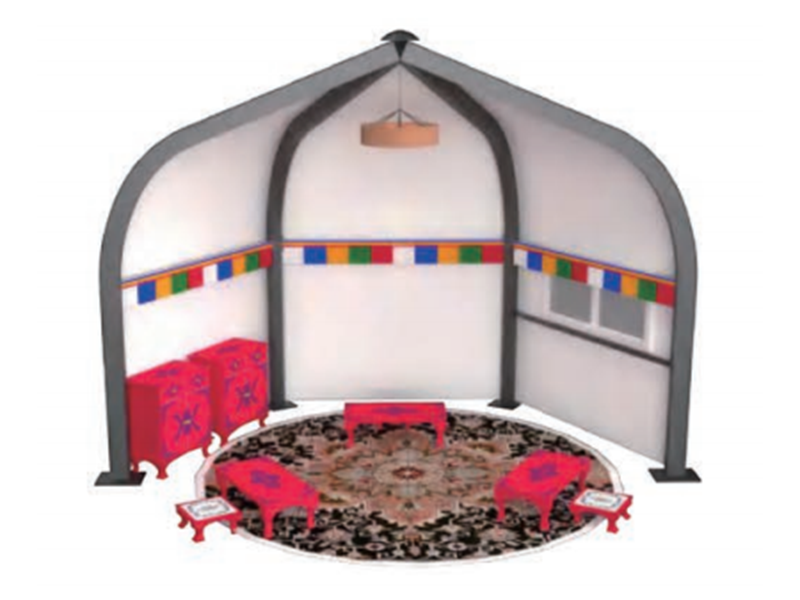 Mongoolse yurt-serie Tent