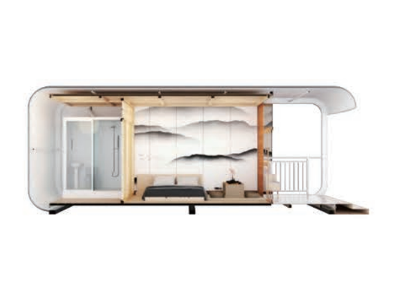 Capsulehotelserie Tent